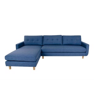Arte sofa i blå stof